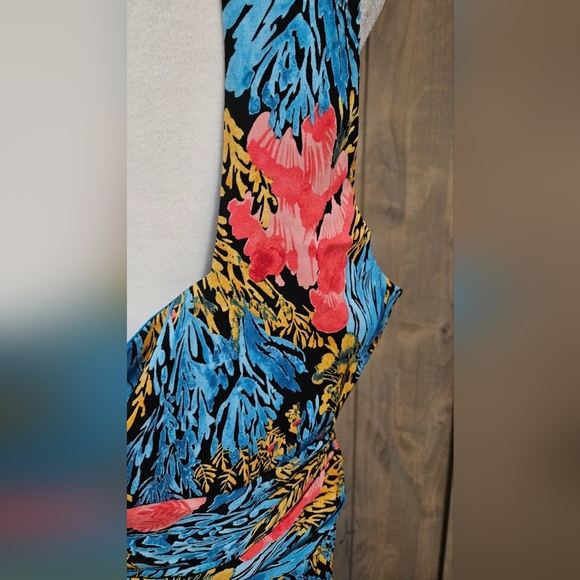 FOREVER UNIQUE Brighter Than the Sun Maxi Dress In Blue Floral. Size 10 NWT - Picture 16 of 16